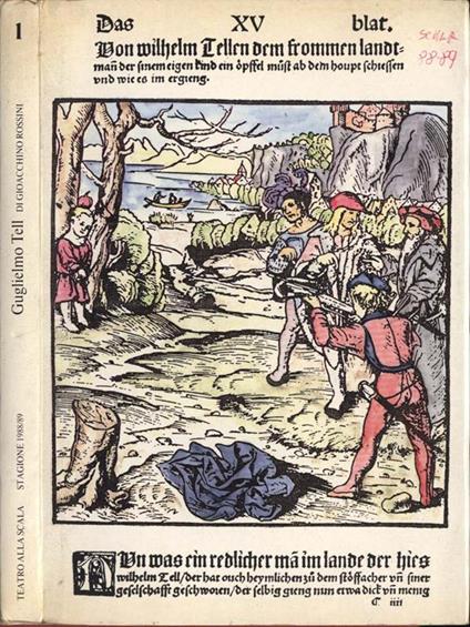 Guglielmo Tell di Gioacchino Rossini. Stagione 1988 - 1989 - copertina