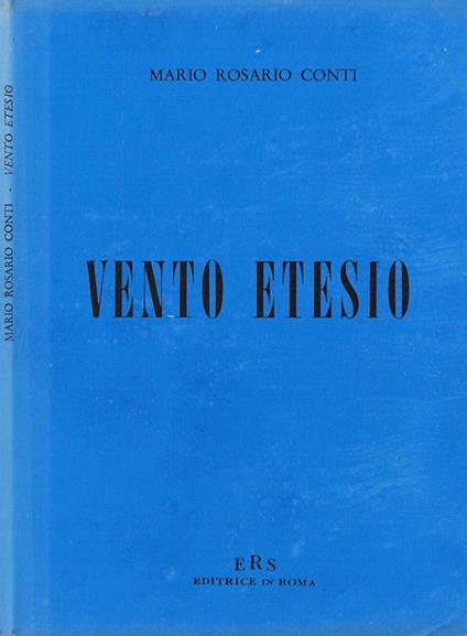 Vento Etesio - copertina