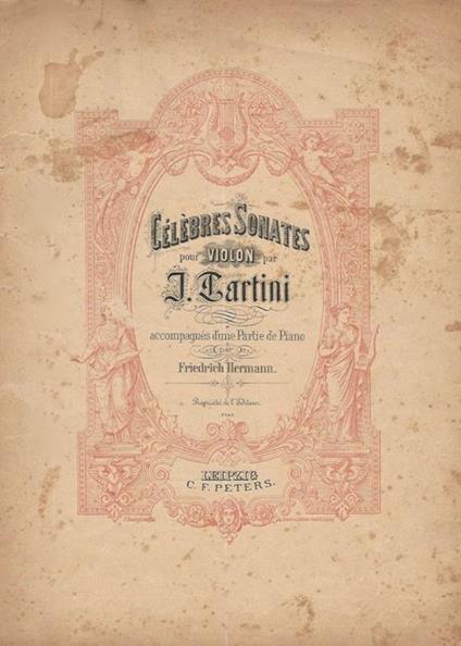 Celebres Sonates pour violon par J. Tartini - copertina