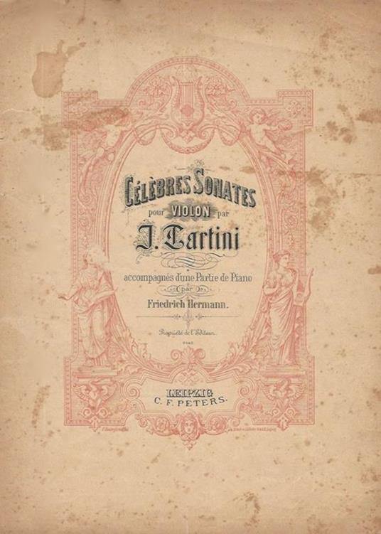 Celebres Sonates pour violon par J. Tartini - copertina