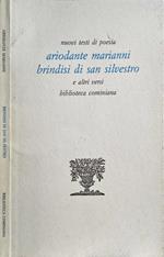 Brindisi Di San Silvestro. E Altri Versi