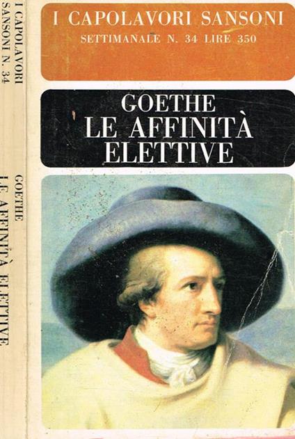 Le AffinitàElettive - Johann Wolfgang Goethe - copertina