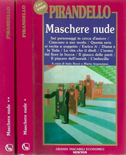 Maschere nude - Luigi Pirandello - copertina