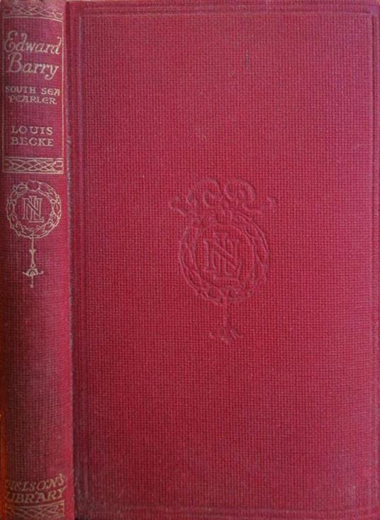 Edward Barry. South Sea Pearler - Louis Becke - copertina