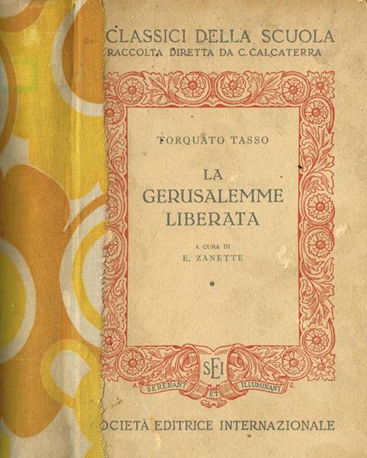 La Gerusalemme Liberata - Torquato Tasso - copertina