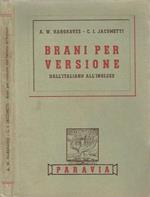 Brani per versione dall'italiano all'inglese