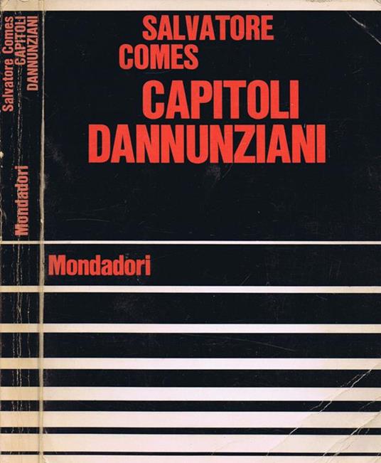 Capitoli Dannunziani - Salvatore Comes - copertina