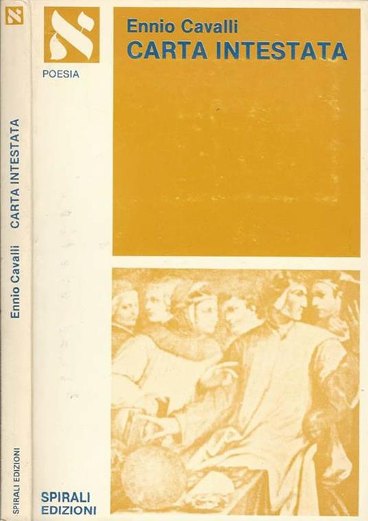 Carta intestata - Ennio Cavalli - copertina