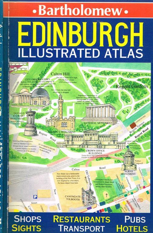 Edinburgh. Illustrated atlas - copertina