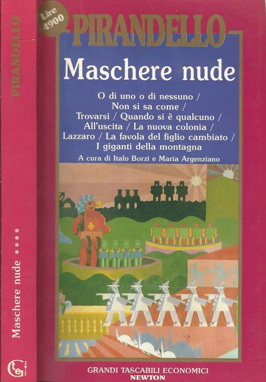 Maschere nude - Luigi Pirandello - copertina