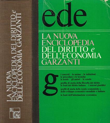 La nuova enciclopedia del diritto e dell'economia - copertina