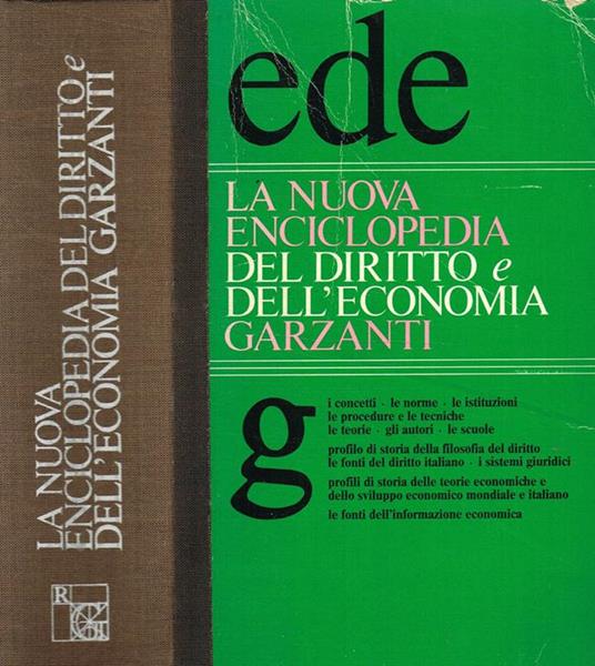 La nuova enciclopedia del diritto e dell'economia - copertina