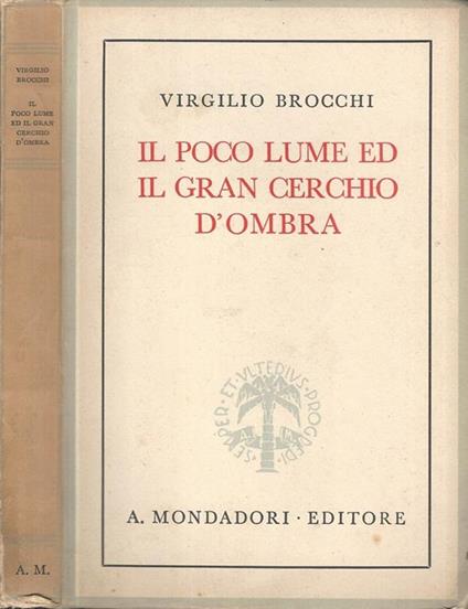 Il poco lume ed il gran cerchio d'ombra - Virgilio Brocchi - copertina