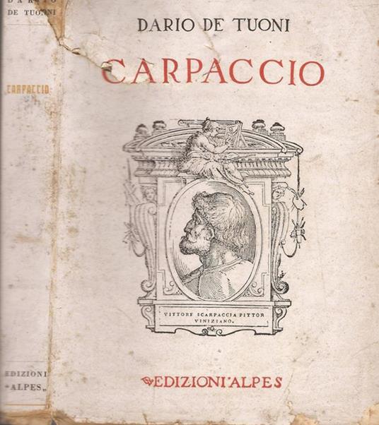 Carpaccio - Dario De Tuoni - copertina