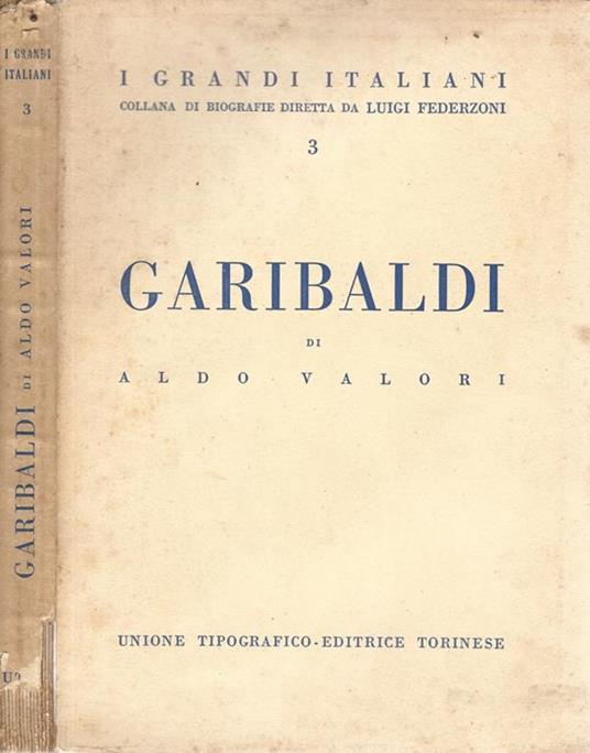 Garibaldi - Aldo Valori - copertina
