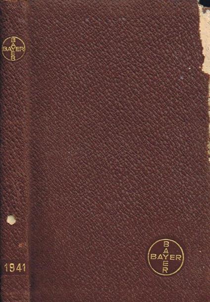Prontuario Bayer 1941 - copertina