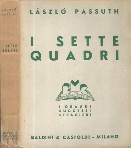 I sette quadri - László Passuth - copertina