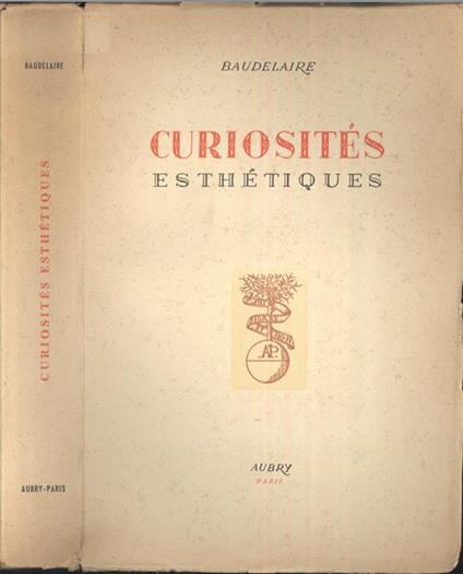 Curiosites esthetiques - Charles Baudelaire - copertina