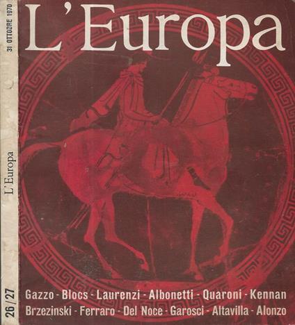 L' Europa - copertina