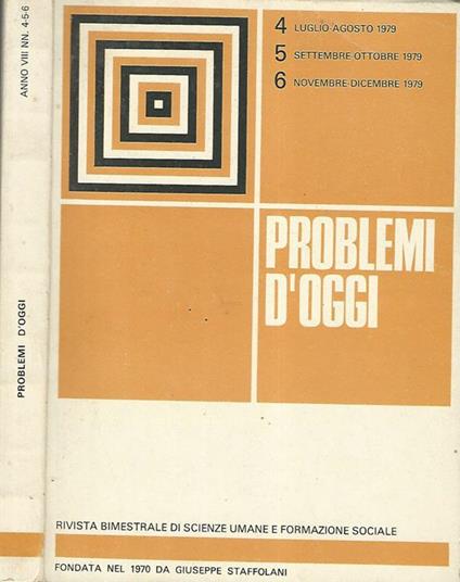 Problemi d'oggi - copertina