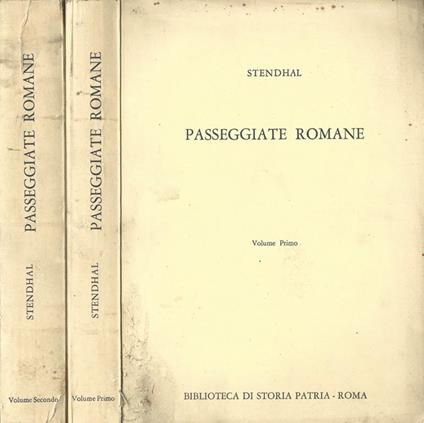 Passeggiate romane (2 Voll.) - Stendhal - copertina