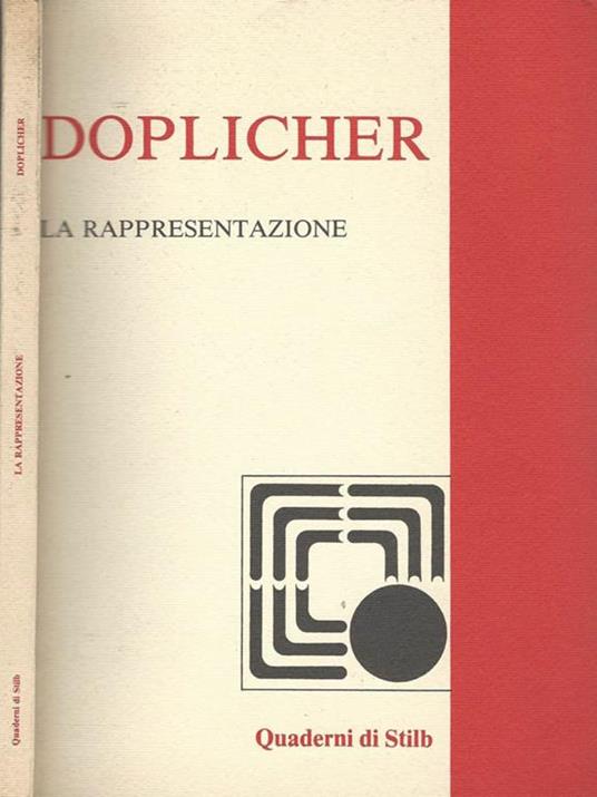 La rappresentazione - Fabio Doplicher - copertina