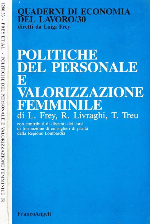 Politiche del personale e valorizzazione femminile - copertina