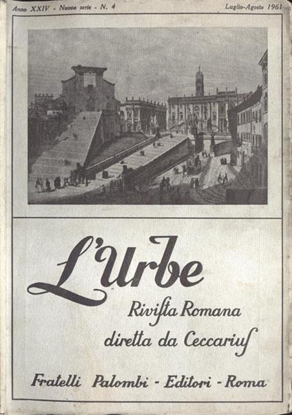 L' Urbe Anno XXIV n.4 - copertina