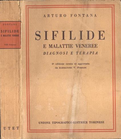 Sifilide e malattie veneree - Arturo Fontana - copertina