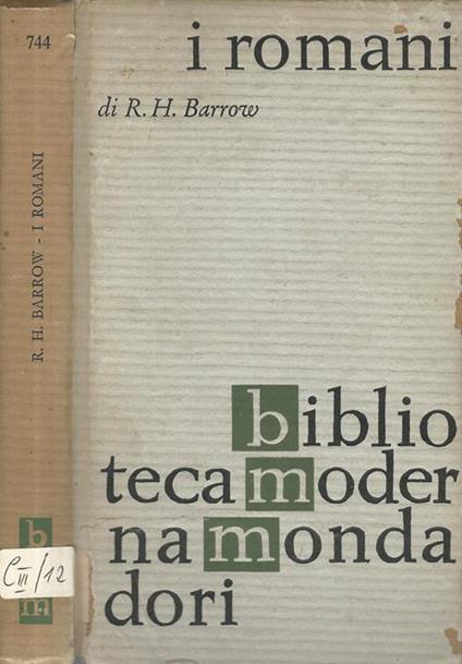 I Romani - R. H. Barrow - copertina