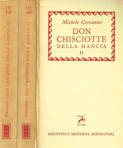 Don Chisciotte della Mancia vol.II III - Miguel de Cervantes - copertina