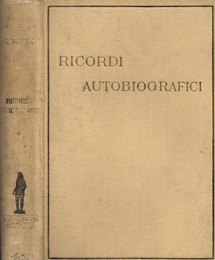 Ricordi Autobiografici - Giovanni Duprè - copertina