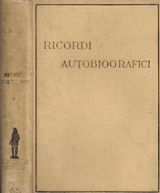 Ricordi Autobiografici - Giovanni Duprè - copertina
