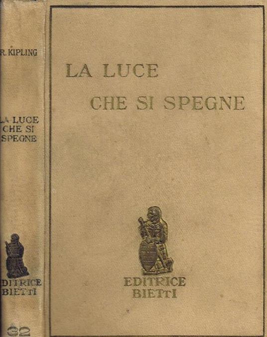 La Luce che si Spegne - Rudyard Kipling - copertina