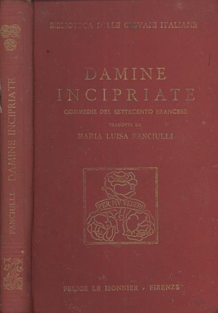 Damine incipriate. Commedie del settecento francese - copertina