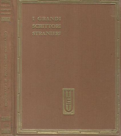 Le passeggiate del pensatore solitario - Jean-Jacques Rousseau - copertina