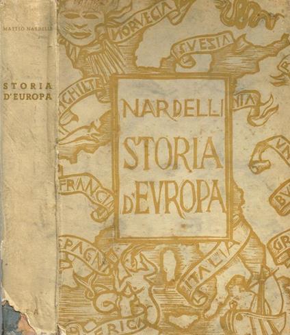 Storia D'Europa - Matteo Nardelli - copertina