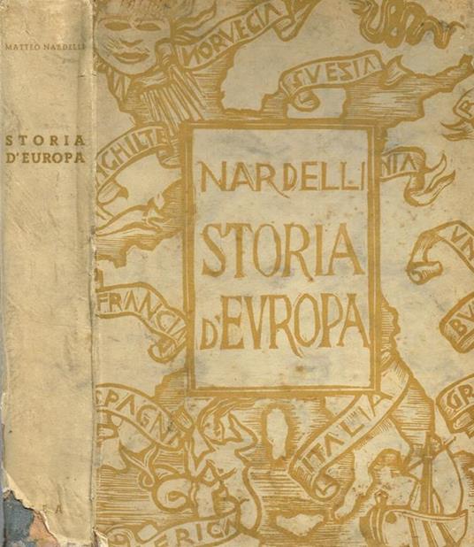 Storia D'Europa - Matteo Nardelli - copertina