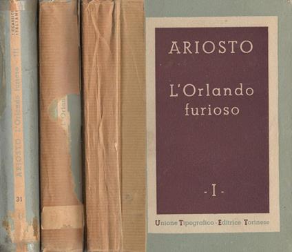 L' Orlando furioso - Ludovico Ariosto - copertina
