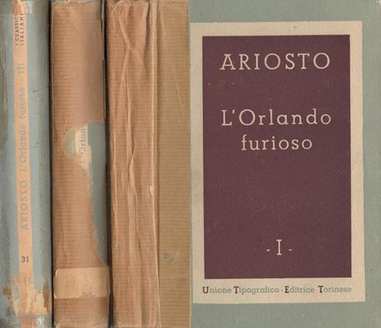 L' Orlando furioso - Ludovico Ariosto - copertina
