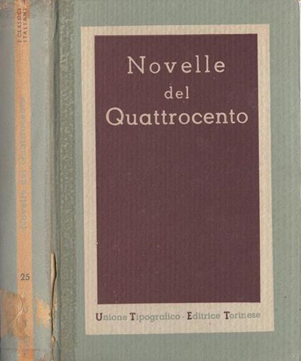 Novelle del Quattrocento - copertina