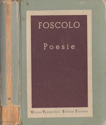 Poesie - Ugo Foscolo - copertina