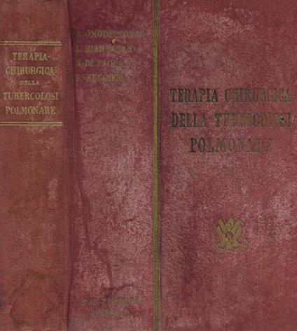 Terapia chirurgica della tubercolosi polmonare - copertina