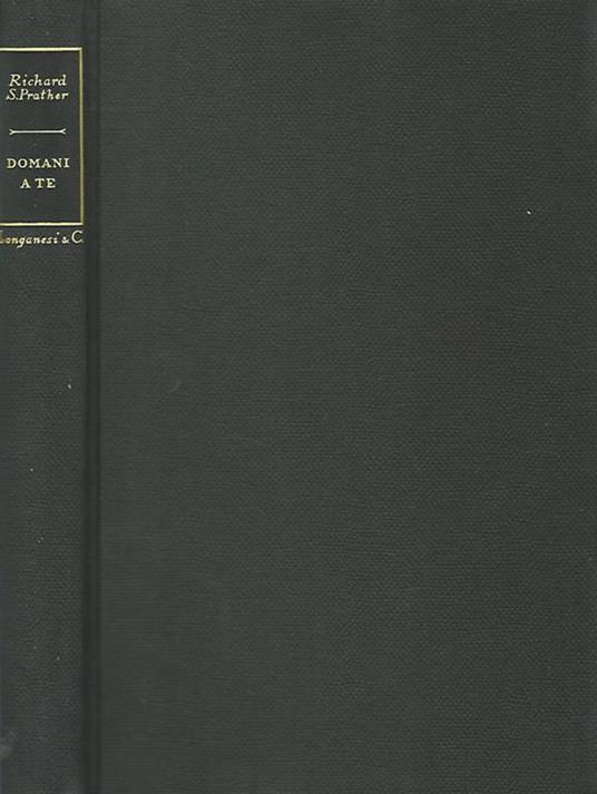 Domani a te - Richard S. Prather - copertina