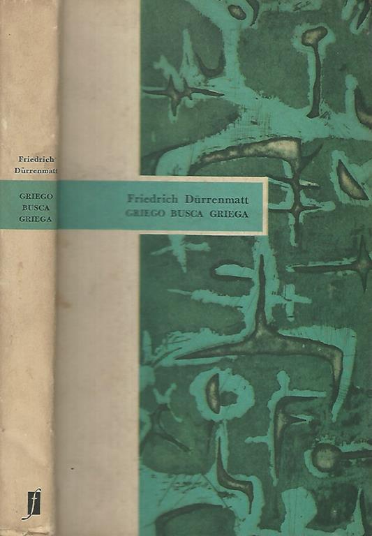 Griego Busca Griega - Friedrich Durrenmatt - copertina