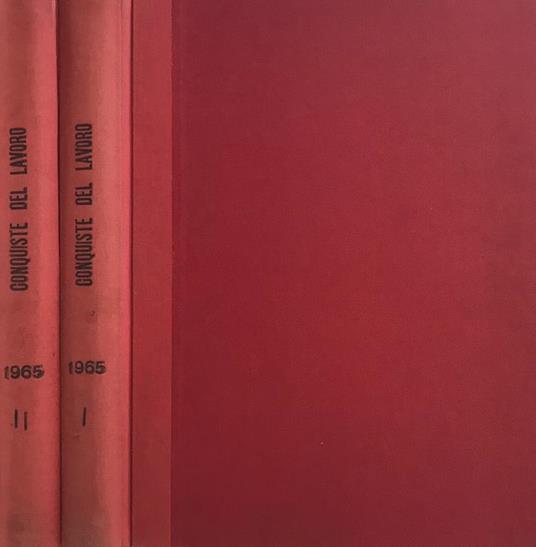 Conquiste del lavoro 1965. Settimanale della CISL - copertina