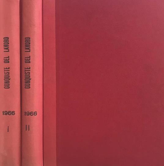Conquiste del lavoro 1966. Settimanale della CISL - copertina