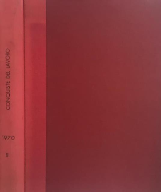 Conquiste del lavoro 1970. Settimanale della CISL - copertina
