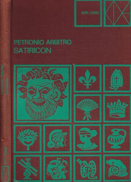 Satiricon - Arbitro Petronio - copertina
