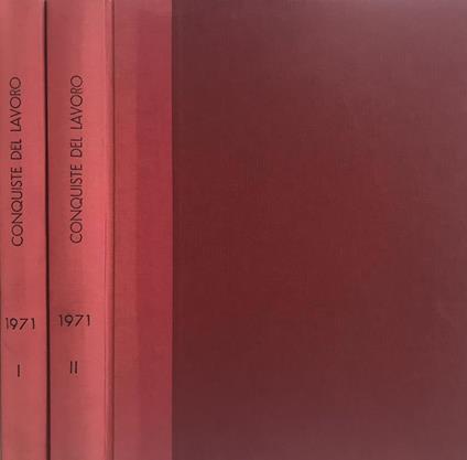 Conquiste del lavoro 1971. Settimanale della CISL - copertina